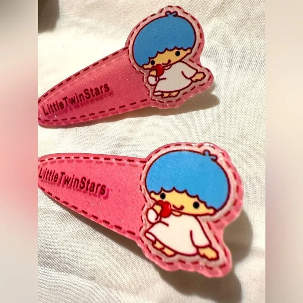 New little TwinStars Hair Accessories 2 pcs Hair Clip's